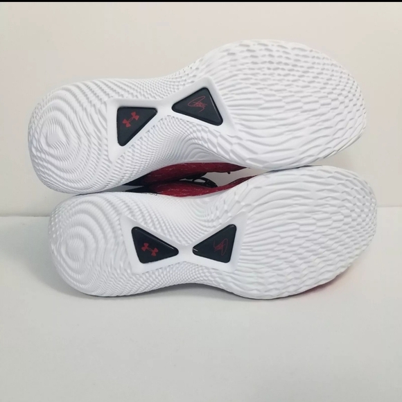 Under Armour Size 12.5 Men Steph Curry Flow 9 Davidson College Shoes 3025718-114 - Picture 8 of 9